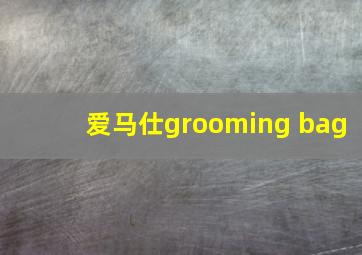 爱马仕grooming bag